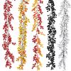 DIY Crafts Essential 6FT Red Berry Garland for Christmas Tree Decoration