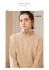 Thickened Cashmere Sweater: 2024 Autumn/Winter Women's Knit Cardigan - Korean Style Warm, Loose, Slimming Outerwear with Lapel and Zipper.