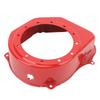 Starter Shroud Fan Flywheel Cover Red Metal Recoil Pull Starter Cooling Fan Cover for GX160 5.5HP