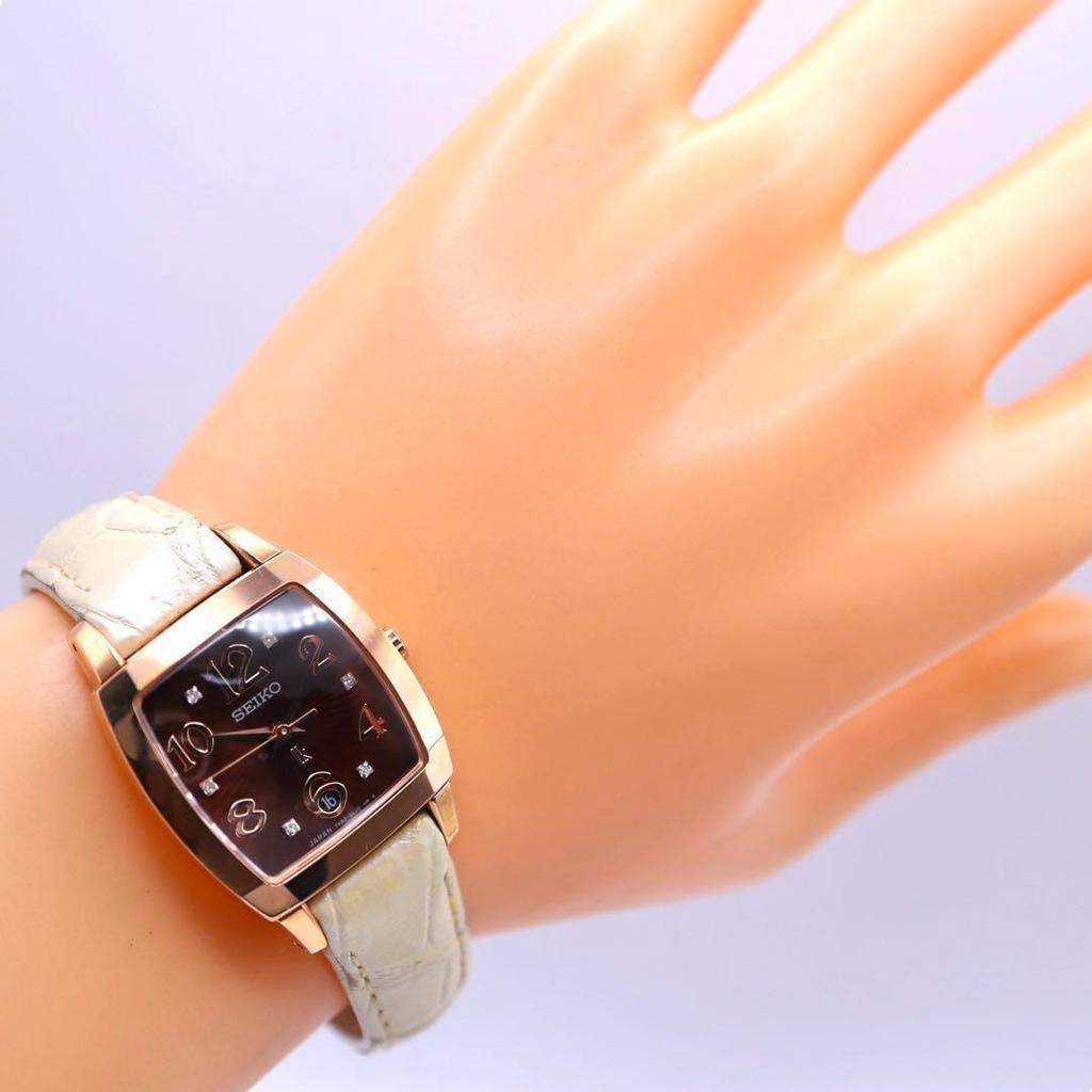 [USED] SEIKO Lucia Date 6P Diamond Women's Watch 1149