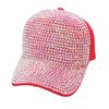 Flash Diamond Cap Trendy Foreign Baseball Cap Personalized Sun Hat Hot Diamond Women'S Light Board Hat Wind