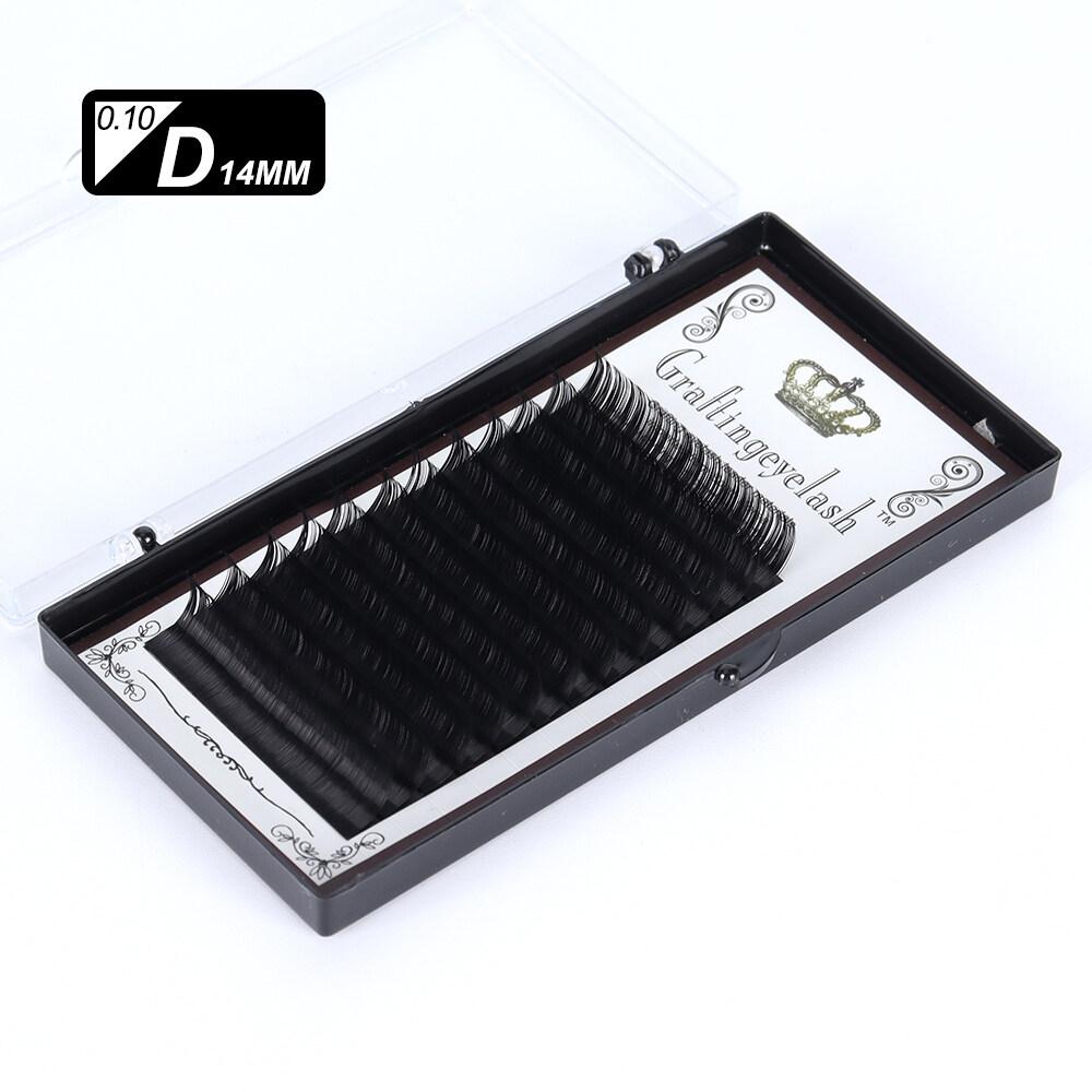 

12 Rows 3D Russian Individual Eyelash extension 10D Eyelash cluster Makeup Tool Вії 14mm