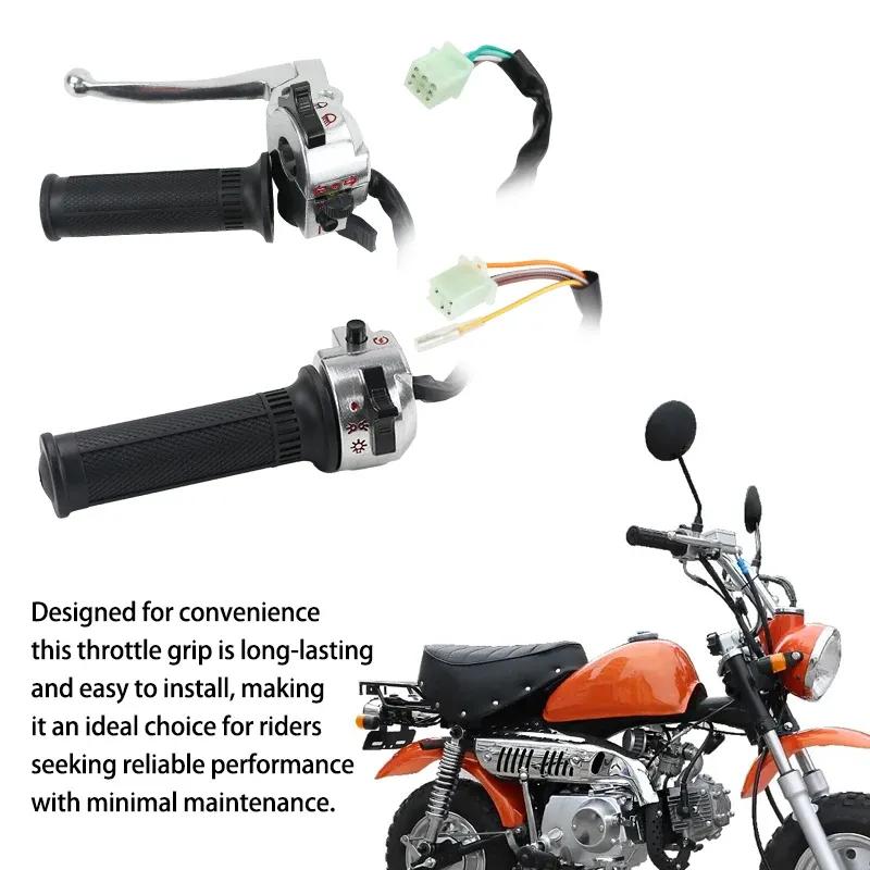 LINGQI RACING Twist Throttle Hand Throttle Grips Function Handlebar Switches for Mini Trail Monkey Z50 Z50A Dirt Pit Bike Parts