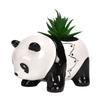 Vaso Fioriera in Ceramica Bianca e Nera Panda Creativo Animale Cartone Animato Carino Pianta Fioriera Vaso in Porcellana Decorazione per la Casa Nuovo