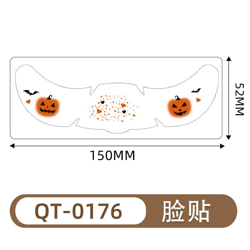 Halloween Makeup Stickers Freckle Stickers Waterproof Temporary Facial Tattoo Stickers Halloween Tattoos