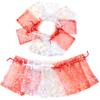 10pcs/lot Organza Gift Bags Snowflake Drawstring Pouches For Wedding New Year Christmas Party Candy Jewelry Gifts Packaging Bags