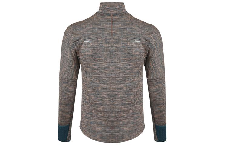 Nike Dri Fit Sweatshirts Men's Dark Turquoise Stand Collar Moderate Regular CU6088-394