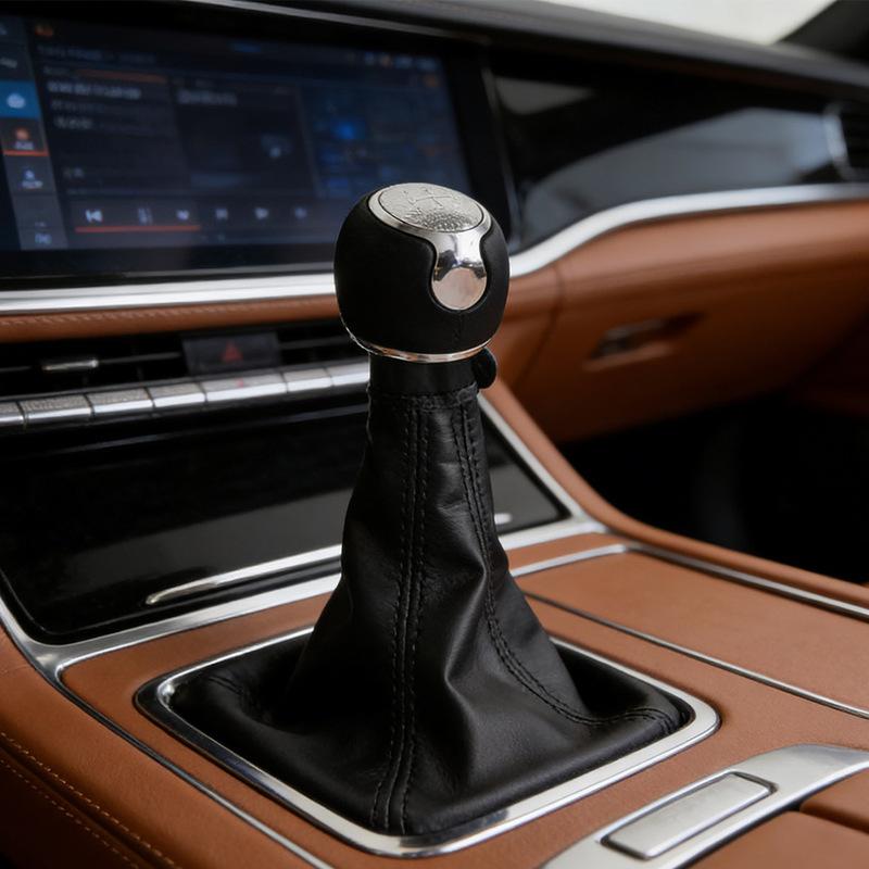 5 Speed Gear Shift Knob Gear Shifter Dust Cover For Alfa For Romeo For Mito 08-13, 55344848 156088073 Interior Accessories