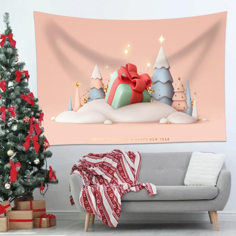 Amazon Christmas Backdrop Holiday Party Decoration Christmas Tapestry Hanging Cloth