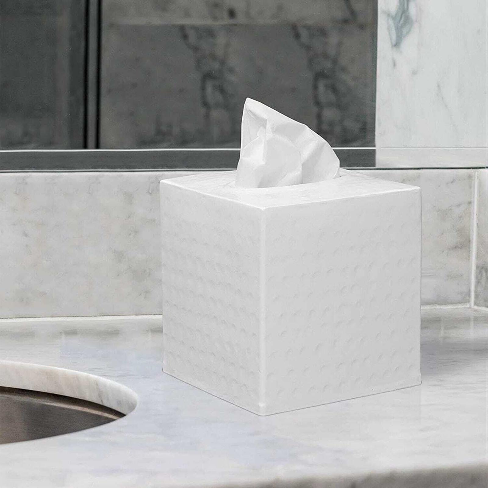 Abode Tissue Box Cover Hand Hammered Metal Square Tissue Box Holder Dryer Covers For The Top
