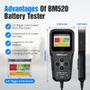 Car Battery Tester 6V-24V 3-in-1 Load Tester for 100-2000 CCA Automotive Battery & Alternator Test