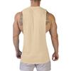 Men Muscle Fit Sleeveless Tank Top With Side Cutout Workout Gym Shirt