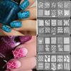Nail art Stamping Platte Vorlage Stamper Schaber Maniküre Schönheit DIY Tools Set