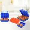 1 Pc 2/4/6 Grid Outdoor Camping Tableware Portable Camping Picnic BBQ Egg Box Container Storage Boxes Travel Kitchen Tools
