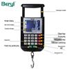 BERYL Portable Digital Hanging Scale with Calculator & UV Detector
