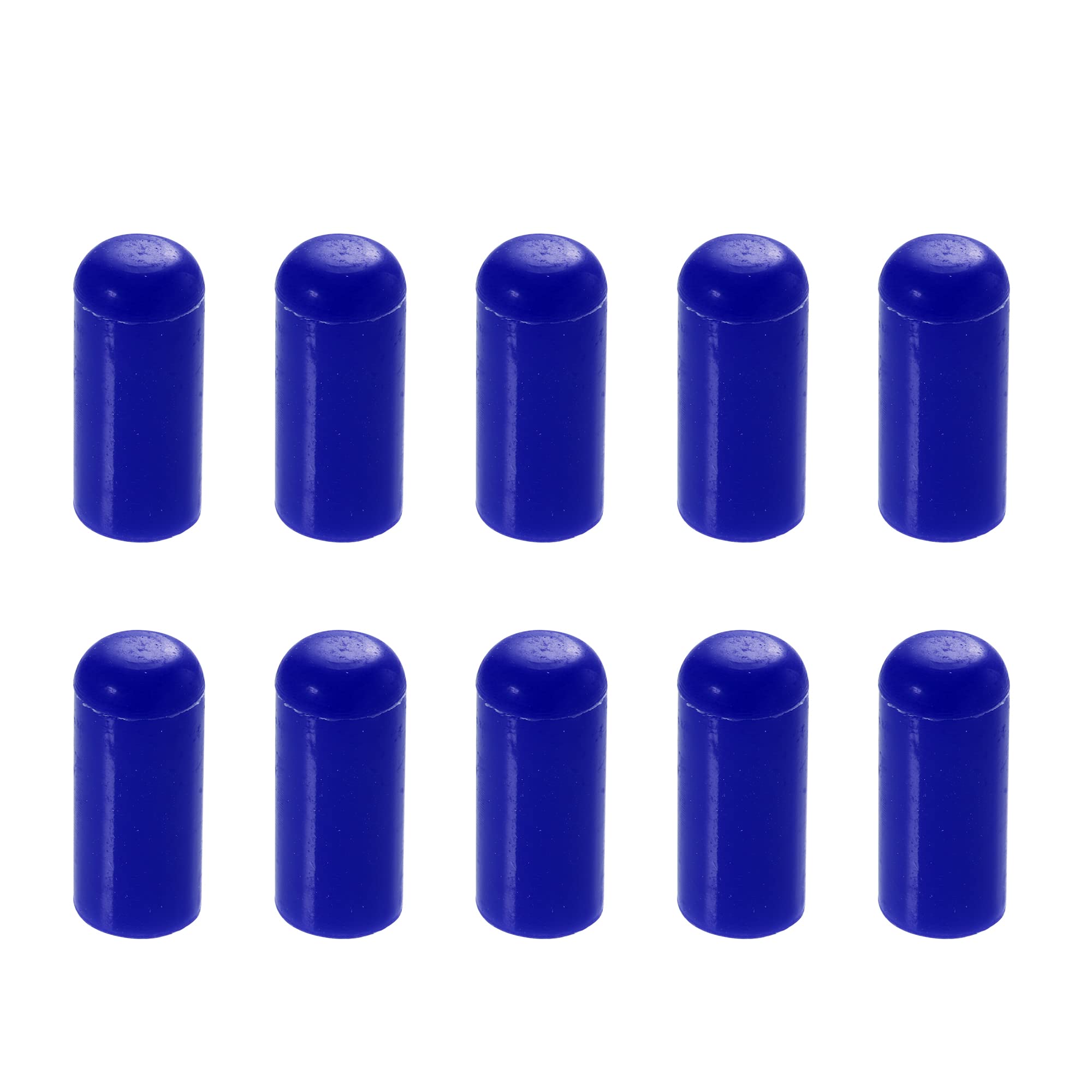 

X AUTOHAUX Silicone Hose Cap Intake Vacuum Hose Tube End Plug for Car Blue 4mm Inner Diameter 10pcs синий