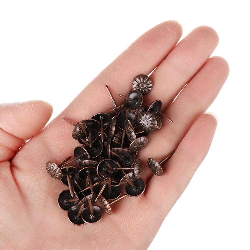 DIY Jewelry Gift Box Fasteners Home Upholstery Tacks Furniture Hardware Pushpins Decorative Nails