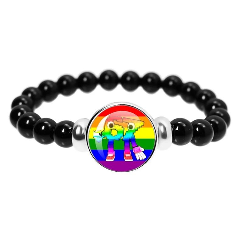 Hot Meme Six Seven Beaded Bracelet 67 Themed Wristband Cute Cartoon Anime Cosplay Jewelry Accessories Kids Birthday Gift