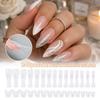 240pcs Ultra-Thin Sandwich Nail Forms No-Trace Double-Sided Fake Nails New Nail Tips  DIY