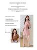 Women's 2024 Autumn/Winter Slimming Goddess Style Mid-Length Suit Collar Dress (BL9925)
