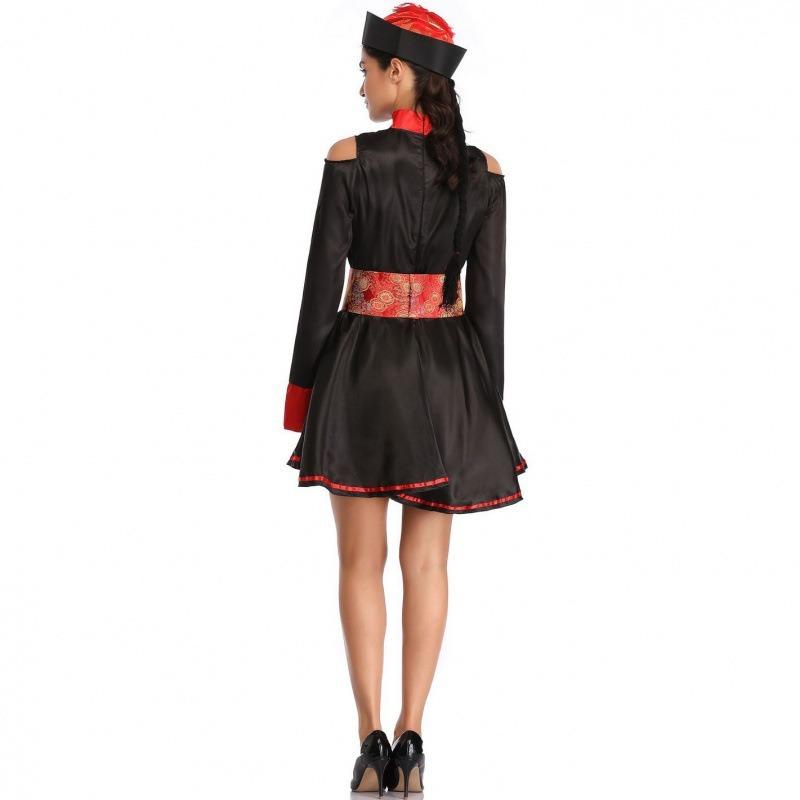 Halloween weibliches Zombie-Kostüm weibliches Geisterkostüm Qing-Dynastie taoistisches weibliches taoistisches Horror-Geisterkostüm Todeskostüm