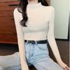 Versatile Candy Color Knit Sweater - Long Sleeve Base Layer for Autumn/Winter 2023
