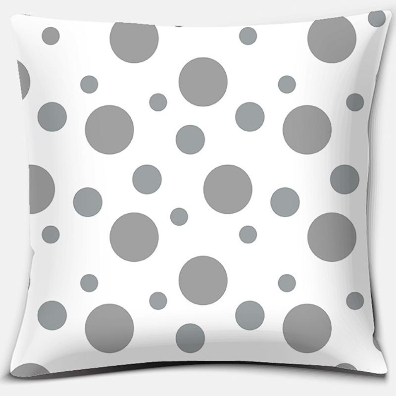 

Геометрическая серая графическая коллекция, наволочка для домашнего декора, квадратный офис 40x40cm
