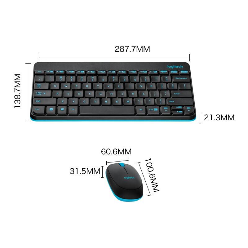 Ensemble clavier et souris sans fil Logitech MK245 Nano