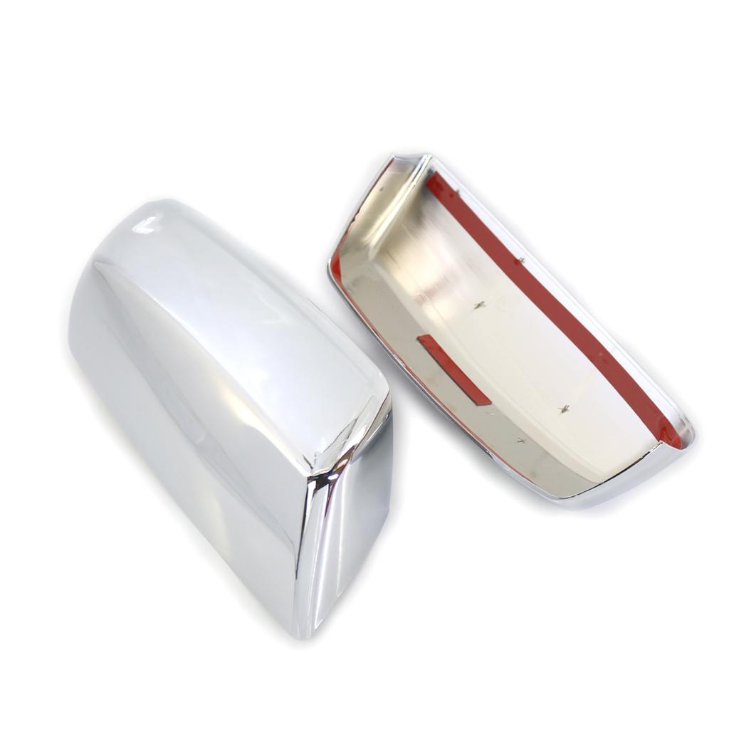 1 Pair Full Chrome Direct Paste Car Rearview Mirror Cover Caps For Chevrolet Impala 2014- Car Styling Decoration