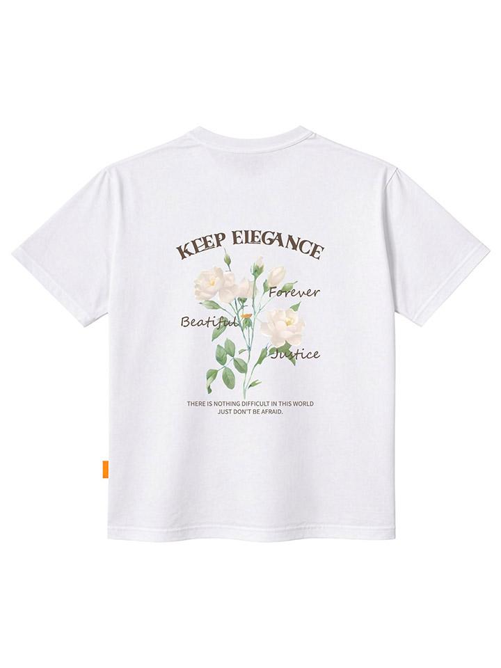 Ellamo Keep Elegance Short Sleeve T-Shirt Unisex Plus Sizes S~4Xl