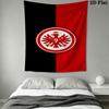 Eintracht Frankfurt Logo Wandbehang Bedruckte Stoffdecke Dekorative Wandteppiche für Schlafzimmer Wohnzimmer Heimdekoration
