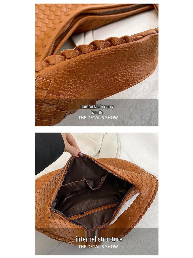 2025 French-Style Textured Women's Versatile Handbag: Single-Shoulder, Underarm, Niche Commuter Bag