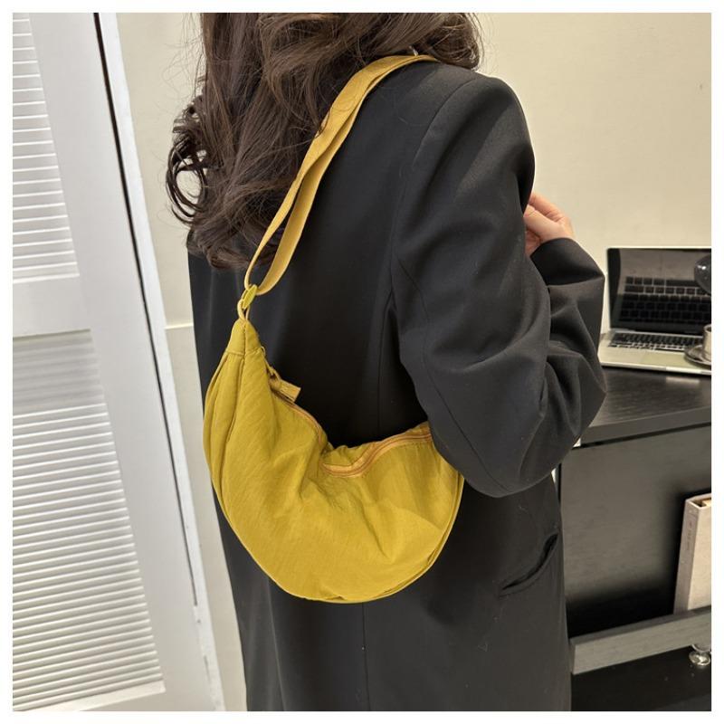 Dumpling Bag Women's Bag Oblique Span Bag New Shoulder Bag Simple Bag Nylon Cloth