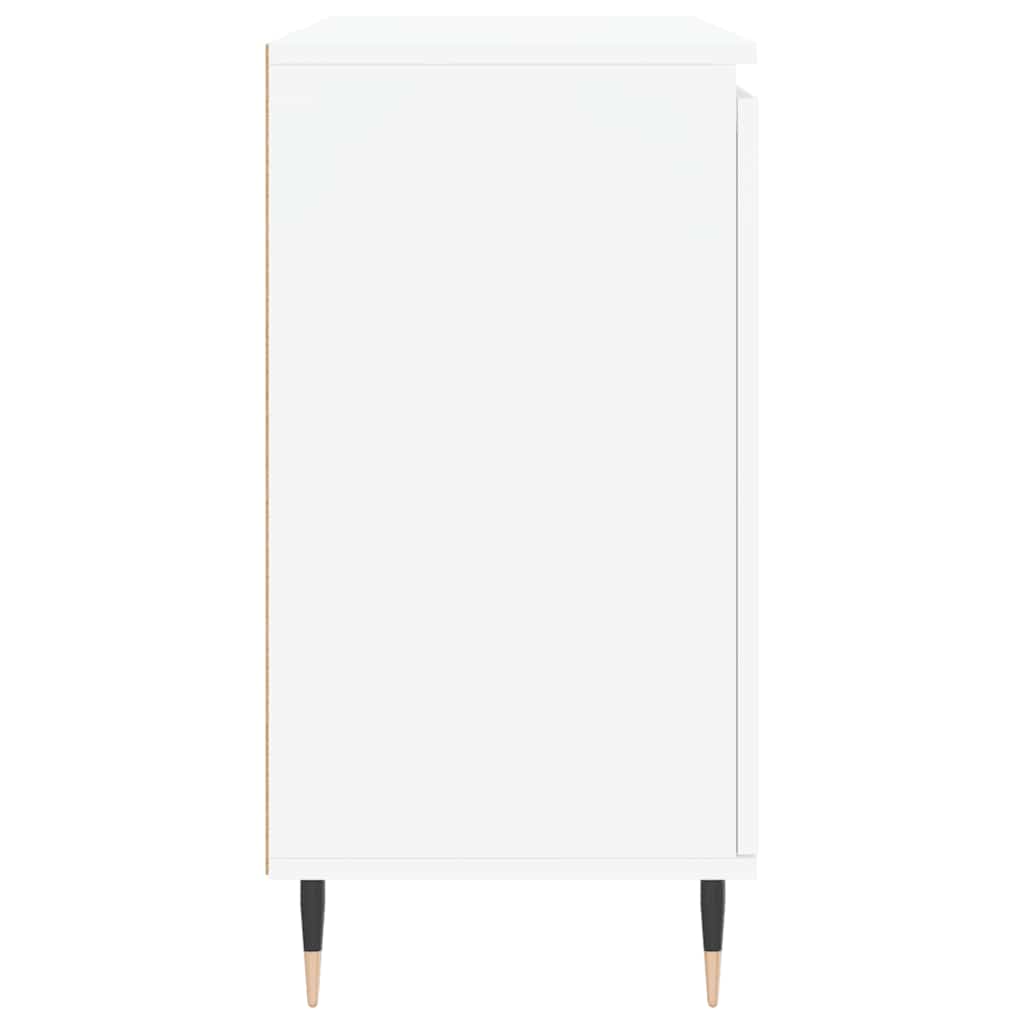 Sideboard White 101.5 X 35 X 70 Cm Engineered Wood