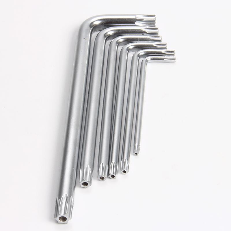 Hongtu T10 T15 T20 T25 T30 T40 Hex Wrench Double-End 2-Way Torx Screwdriver Spanner Wrench Car Machine Repair Wrench Tools