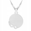 Silver Necklace Infinity Symbol Eight Love 925 Silver