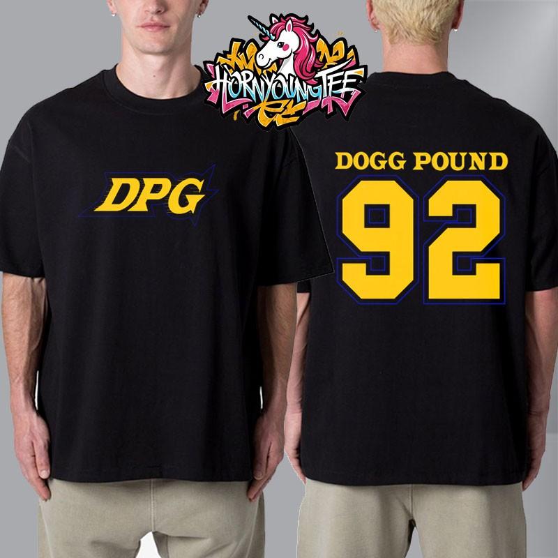 Коллекция Snoop Dogg x Tha Dogg Pound DPG 92 Футболка с принтом Унисекс Футболка Двусторонняя Унисекс Футболка XL
