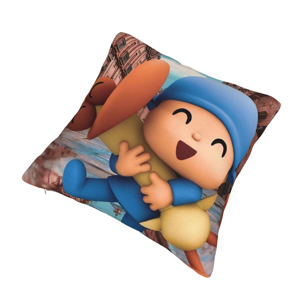 Decorative Pillow Cover Pocoyoes Cartoon Comdy Stuff Home Throw Pillow Case Cover Drop Shipping Multi-Size