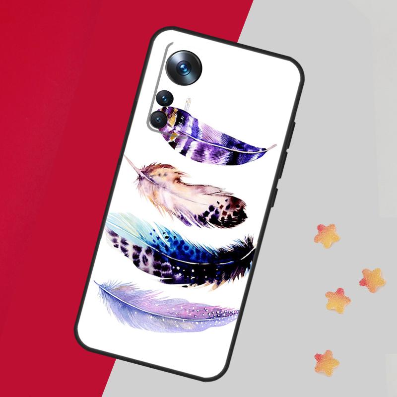 

Чехол-перо для Xiaomi 14 13 11T 12T 13T Pro 12 Lite 12X POCO X3 X5 Pro X4 F4 M5 M5s F3 F5 Mi 11T (11T Pro)