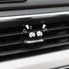 5/10/20/50pcs Cute Black Elf Car Interior Decoration Funny Auto Center Console Rearview Mirror Ornaments For Car Accessories