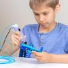 5M PLA Filament X 20 Colors 3D Printing Pen Set Doodle Printer Drawing Gift For Kids - Blue