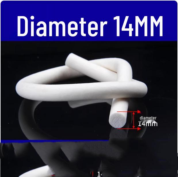 High-Temp Resistant Silicone Foam Rubber Strip - Anti-slip, Waterproof Sealing (2-5mm)