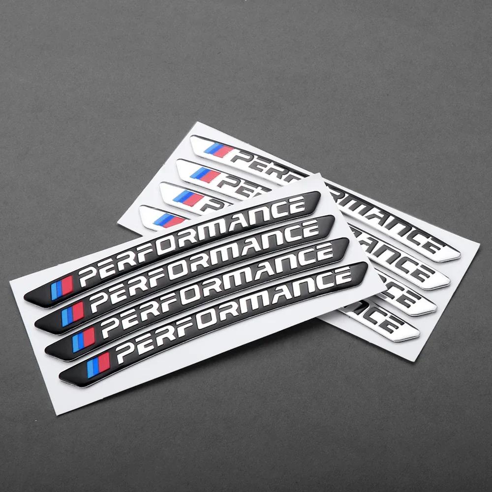 4Pcs Aluminum Car Wheel Rims Stickers Badge Auto Decoration For Bmw Performance E46 E90 E60 F10 F30 E39 E36 F20 E87 G30 E92 E91 BT8