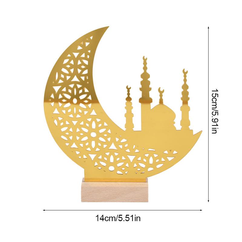 Ramadan Mubarak Acryl Ornament 2025 Eid Mubarak Ramadan Kareem Dekoration für Zuhause Islamische Muslimische Partydeko Eid Al Adha Geschenk