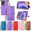Zipper Leather Wallet Funda for Oukitel C35 2023 Flip Case Multi Card Slot Book Shell Armor Phone for C36 C33 C32 C31 32 33 36