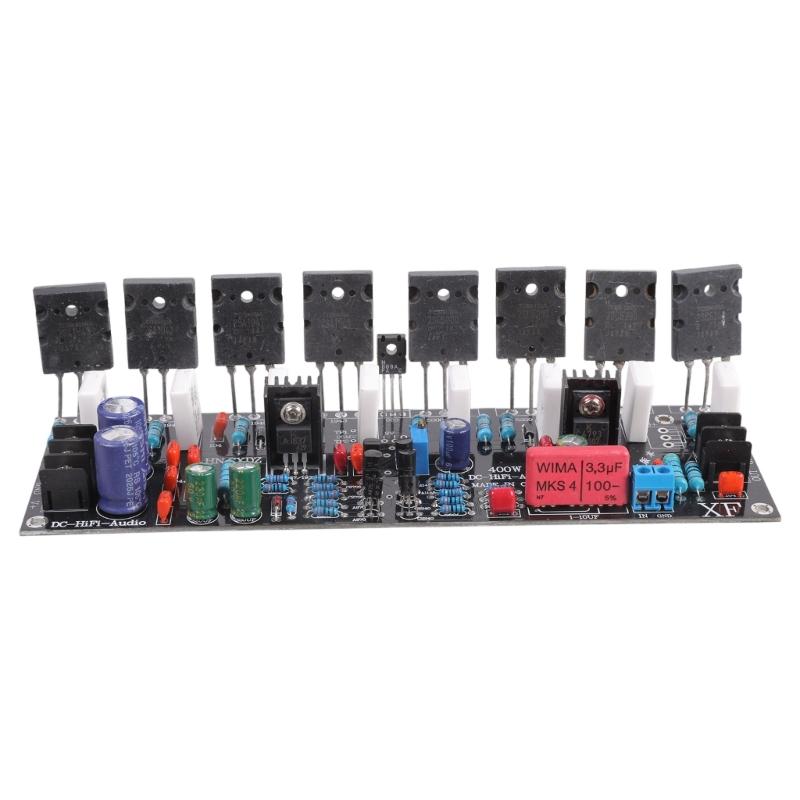 Large Power Mono 400W Sound Amplifier with A1943 C5200 Transistors Simple Installs for Professional Sound Systems