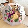 Cartoon Russian Animation Fairy Tale Masha and the Bear Cartoon Umbrella, a Must-have for Home and Outdoor Travel, Foldable Wrought Iron Umbrella W3