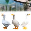 Garden Duck Statue Resin Outdoor Decoration Water Spraying Duck