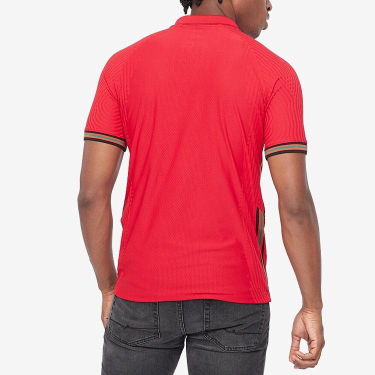 Nike Portugal National Team Home Match Training Short-Sleeve Soccer Jersey Men Tops Red CD0587-687