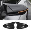 For Hyundai Elantra 2025 2025 Car Rearview Side Mirror Cover Wing Cap Exterior Sticker Door Rear View Case Trim Carbon Fiber